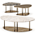 Elegant Ninfea Table by Cantori 3D model small image 1