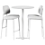 Elegant Genova Table and Kapoor Bar Chair - Perfect Pair! 3D model small image 5