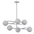 BARDI 6-LIGHT Chandelier: Timeless Elegance 3D model small image 2