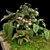 Exquisite Terrarium Plant Assortment 3D model small image 4