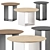 Sleek Modern Side Tables by Kendo 3D model small image 1