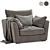 Stylish Icon Armchair 3D model small image 2