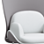 MDD MESH High-back Wingchair: Elegant Design, Ultimate Comfort 3D model small image 2