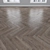 Premium Oak Parquet Flooring 3D model small image 3