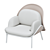 Modern Mesh Wingchair: Krystian Kowalski Collection 3D model small image 4