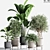 Title: Gorgeous 24-Piece Indoor Plant Set 3D model small image 1