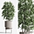 Title: Gorgeous 24-Piece Indoor Plant Set 3D model small image 3