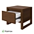 Modern Canadian Nightstand with Drawer 3D model small image 2