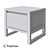 Modern Canadian Nightstand with Drawer 3D model small image 3