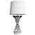 Elegant Bonheur Table Lamp 3D model small image 2