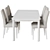Strandtorp/Bergmund White Table & Chairs 3D model small image 2