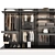 Modern Style Wardrobe with Customizable Modules 3D model small image 4