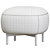 Stylish Upholstered Pouf: BUDDY 211 - Pedrali 3D model small image 2