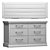 Fort 6-Drawer Wide Dresser | Spacious Storage 3D model small image 4