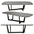 Art Wood Barrel Tables: Sleek Design, Multiple Sizes & Material Options 3D model small image 1