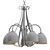 Elegant Sweeping Taper Chandelier 3D model small image 2