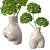 Hydrangea Gradient Vase 3D model small image 3
