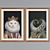 Cat Portrait Frame Set 3D model small image 2