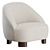 Elegant Margas LC1 Armchair 3D model small image 1