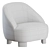 Elegant Margas LC1 Armchair 3D model small image 4