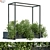 Green Oasis: Interior Plant Box Set 3D model small image 1