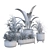 Boxed Interior Plant Set 3D model small image 6