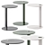 Elegant Calligaris Tender Side Table 3D model small image 1