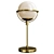 Bronze Globe Table Lamp 3D model small image 1