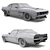 Vintage Chevy Camaro Valkyrja: Ringbrothers' Classic Beauty 3D model small image 7