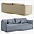 Modern Denning Sofa | Sleek & Stylish 3D model small image 2