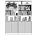 Modern Wardrobe & Display Cabinets 3D model small image 5