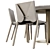 Paola + 1085 Edition: Elegant Dining Set 3D model small image 2