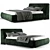 Elegant Altea Bed - The Perfect Sleep Sanctuary 3D model small image 1