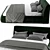 Elegant Altea Bed - The Perfect Sleep Sanctuary 3D model small image 2