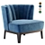 Grilli Kipling Armchair: Contemporary Comfort in a Stylish Package 3D model small image 1