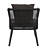 Outdoor Garden Chair - Artificial Rattan Elegance 3D model small image 5