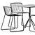 Modern Outdoor Dining Set 3D model small image 3