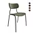 Versatile Kiyumi Fabric Chair: Comfort & Style 3D model small image 1
