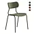 Versatile Kiyumi Fabric Chair: Comfort & Style 3D model small image 4