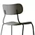 Versatile Kiyumi Fabric Chair: Comfort & Style 3D model small image 6