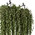 Elegant Hanging Greenery in Metal Box 3D model small image 2