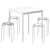 Contemporary Sandberg Table & Marius Stool 3D model small image 2