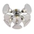 Oneida - Stylish and Modern Ceiling Chandelier 3D model small image 1
