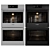 Bosch Ovens Collection: Benchmark Double & Single Oven + Coffee Maker 3D model small image 3