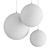 Floating Spheres | Random Solo Hanging Lamp 3D model small image 5