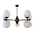 Elegant Mimosa Chandelier: A3649PL 3D model small image 4