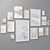 Elegant Wall Art Set 1782 3D model small image 2