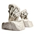 Ethereal Touch: Rodin's Divine Sculpture 3D model small image 1