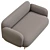 Pedrali BUDDY 218: Stylish 2-Seater Fabric Sofa 3D model small image 3