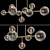 Elegant Delilah Linear Chandelier 3D model small image 1